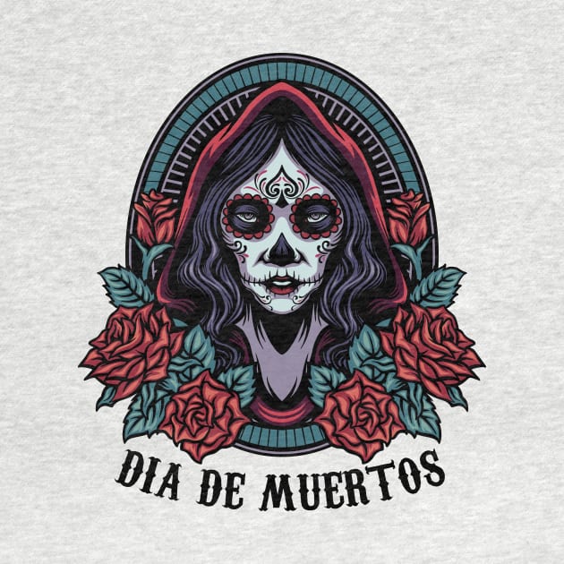 Catrina - Dia De Los Muertos - Color design by verde